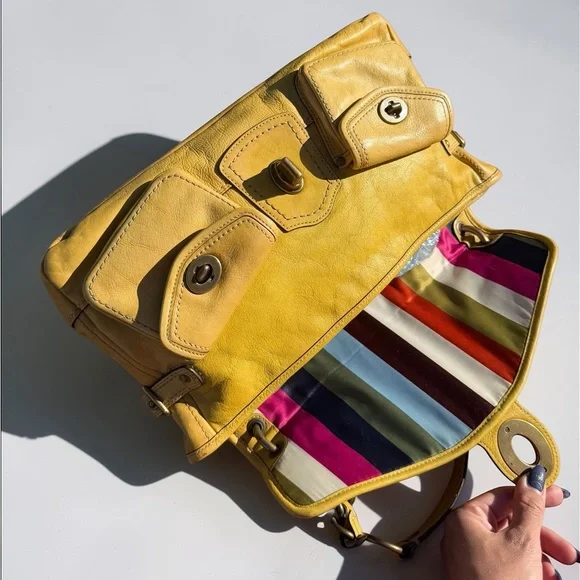 ❌SOLD❌Coach Legacy Leigh 11128 66th Anniversary Vachetta Leather Turnlock - Picture 8 of 16